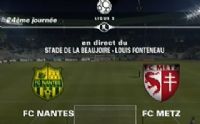 Football Ligue 2 : vidéo du match FC Nantes - FC Metz du 20 février 2012. Le lundi 20 février 2012 à Nantes. Loire-Atlantique. 